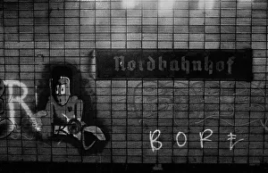 GDR, Berlin, 17.06.1990, S-Bahn station Nordbahnhof