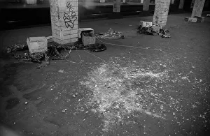 GDR, Berlin, 17.6.1990, S-Bahn station Nordbahnhof