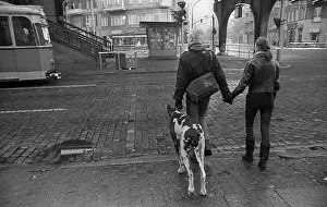 GDR, Berlin, 18. 11. 1986, Schoenhauser Allee