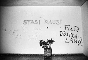 GDR, Berlin, 19. 02. 1990, headquarters of the GDR's State Security in Normannenstrasse