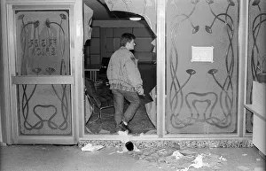 GDR, Berlin, 19 February 1990, Headquarters of the GDR State Security in Normannenstrasse