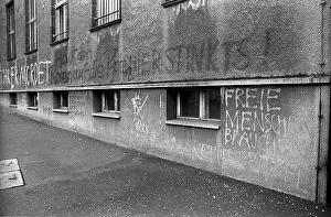 GDR, Berlin, 19 February 1990, headquarters of the GDR's State Security in Normannenstrasse