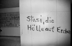 GDR, Berlin, 19 February 1990, headquarters of the GDR's State Security in Normannenstrasse