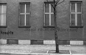 GDR, Berlin, 19 February 1990, headquarters of the GDR's State Security in Normannenstrasse