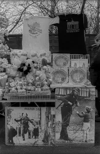 GDR, Berlin, 20.02.1990, Wall at Potsdamer Platz