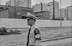 GDR, Berlin, 21 June 1990, MP of the American Allies