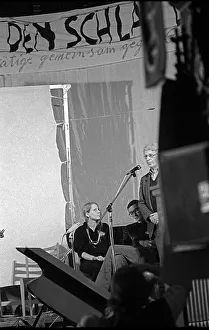 GDR, Berlin, 21 October 1989, Manifestation of Berlin Art Workers against Violence - for Democracy