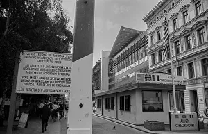 GDR, Berlin, 22 May 1990, Allied border house