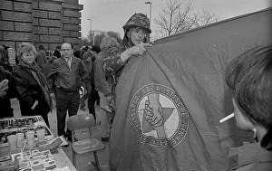 GDR, Berlin, 22.02.1990, SED, flag