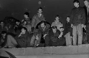 GDR, Berlin, 22.12.1989, opening of the Brandenburg Gate