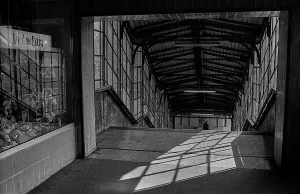 GDR, Berlin, 24.04.1990, underground station Gesundbrunnen