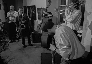 GDR, Berlin, 26.2.1988, Jazzfest at the HdjT (f)