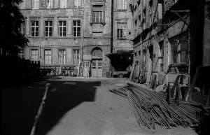 GDR, Berlin, 27. 05. 1989, backyard