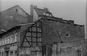 GDR, Berlin, 28. 08. 1981, gables (ruins) in Auguststrasse