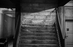 GDR, Berlin, 29 May 1990, Oranienburger Tor underground station (U6)