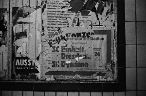 GDR, Berlin, 29 May 1990, Stadtmitte underground station (now U6)