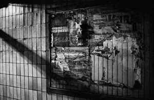 GDR, Berlin, 29 May 1990, Stadtmitte underground station (now U6)