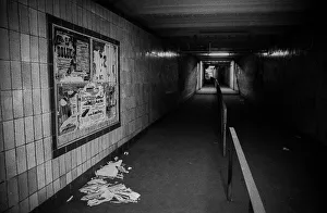 GDR, Berlin, 29 May 1990, Stadtmitte underground station (U6)