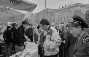 GDR, Berlin, 30.04.1990, Spring Festival on Bebelplatz