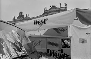 GDR, Berlin, 30.04.1990, Spring Festival on Bebelplatz