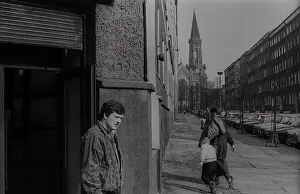 GDR, Berlin, 5. 4. 1988, Zionskirchstrasse