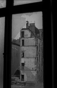 GDR, Berlin, 8.1.1990, in a demolition house in Mulackstrasse (later redeveloped) i