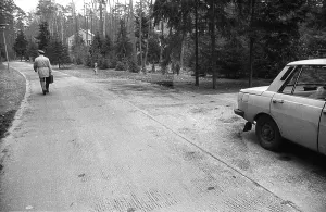 GDR, Bernau, 29. 01. 1990, Waldsiedlung