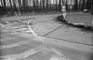 GDR, Bernau, 29. 01. 1990, Waldsiedlung