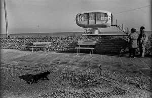 GDR, Binz, 04. 11. 1988, Standpromenade