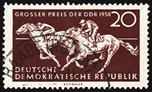 GDR - CIRCA 1958: stamp printed in GDR (East Germany)
