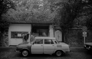 GDR, Feldberg, 15.09.1989, street scene in Feldberg