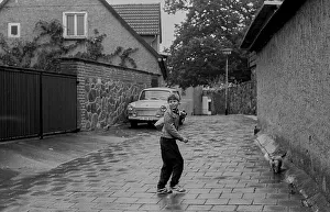 GDR, Feldberg, 15.09.1989, street scene in Feldberg