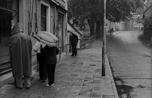 GDR, Feldberg, 15.09.1989, street scene in Feldberg