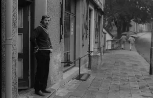 GDR, Feldberg, 15.09.1989, street scene in Feldberg