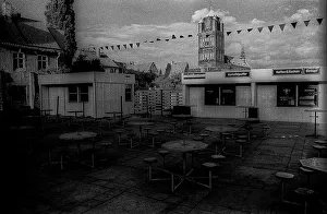 GDR, Stralsund, 23. 09. 1988, snack centre in Stralsund