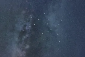 Gemini star constellation, Night sky