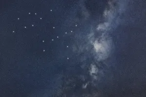 Gemini star constellation, Night sky