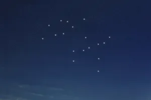 Gemini star constellation, Night sky