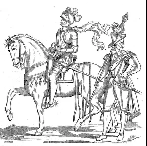A gendarme in 1593, a captain from the King's Guard of Honour