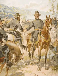 General George H. Thomas at the Battle of Chickamauga on 20 September 1863