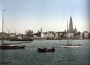 General view of Antwerp, Belgium
