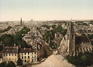 General view, Caen in Normandy