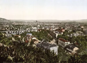 General view, City of Royat, Auvergne-Rhone-Alpes
