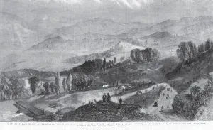 General view Darjeeling of Deodhunga highest mountain in the world lately meas ured by colonel As Waugh Height, West Bengal