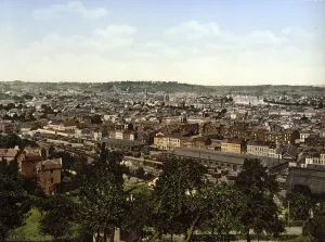 General view of Liege seen from the north