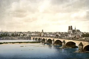 General view of Orleans, in the Centre-Val de Loire region