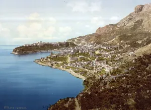 General view of the Principality of Monaco on the Riviera