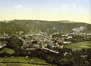 General view of the spa town of Spa in Wallonia