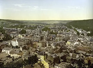 General view of the spa town of Spa in Wallonia