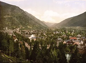 General view, Town of Luchon, Pyrenees